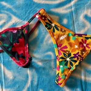 Victoria Secret Colorful Patterned Panties Set
